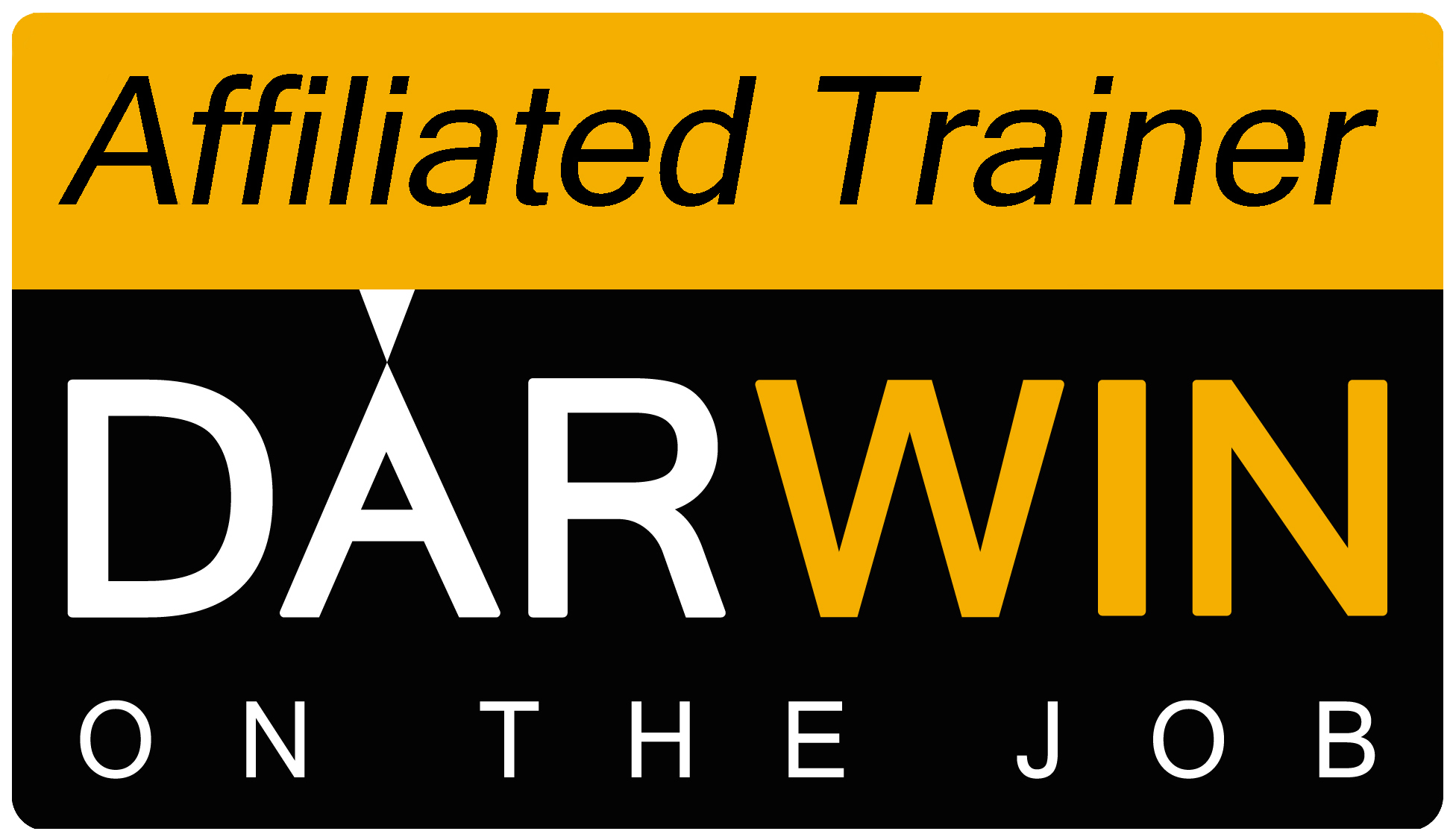 DARWIN ON THE JOB - LOGO 2020 - RECHTHOEK - AFFILIATED TRAINER DEF 16-05-20- één laag + TRANSP. RAND